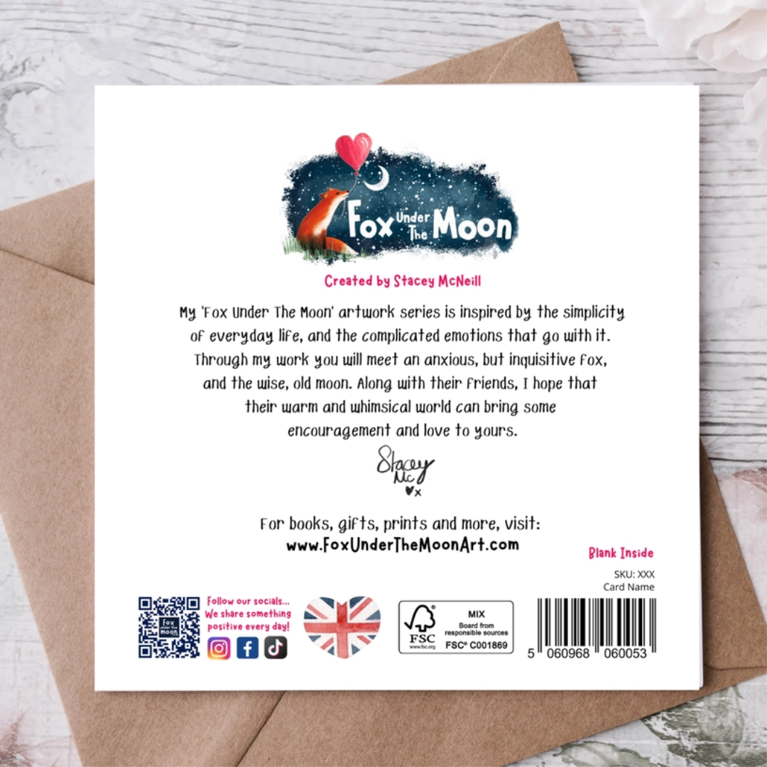 It’s All Going To Be OK - Fox Under The Moon Card