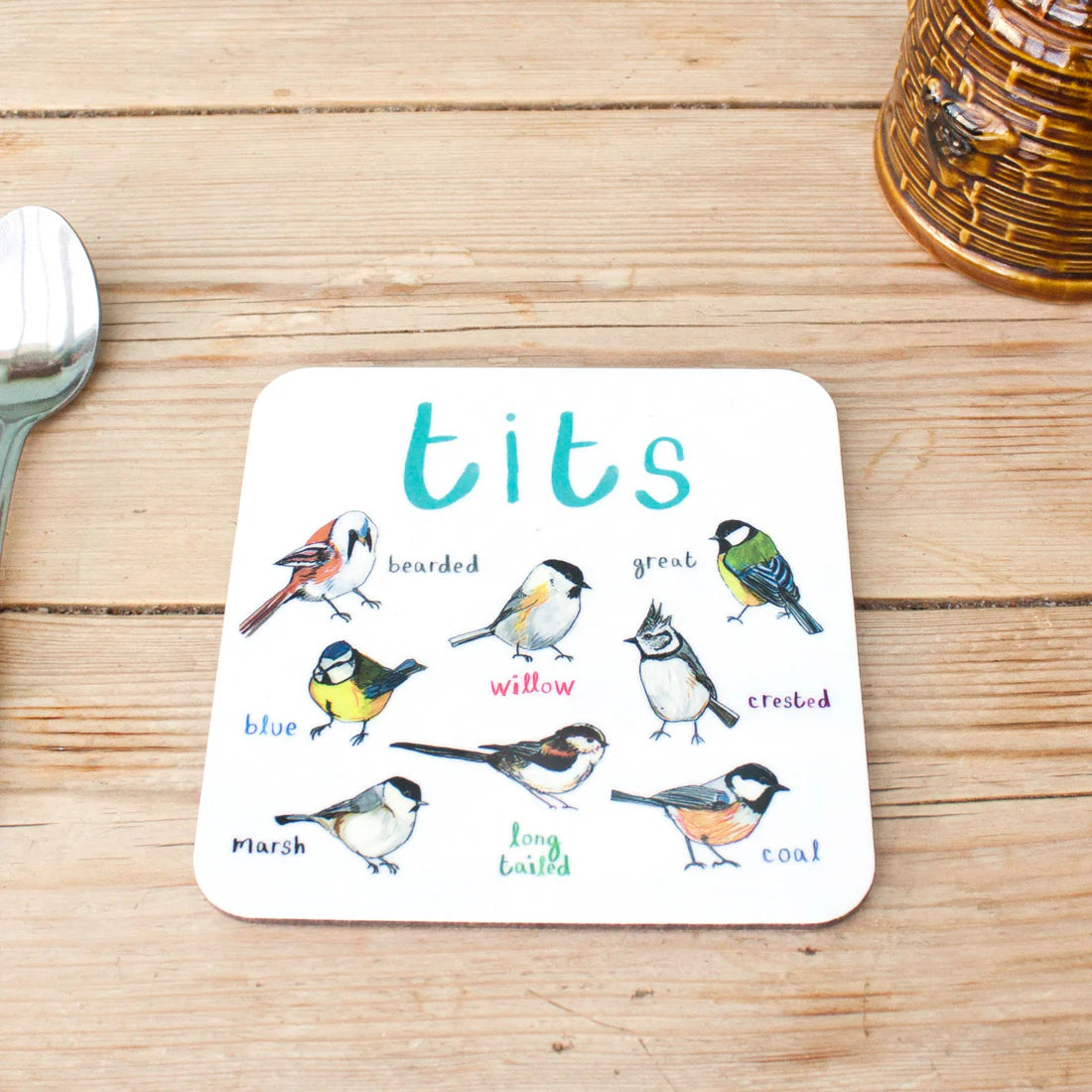 Tits Birds Coaster