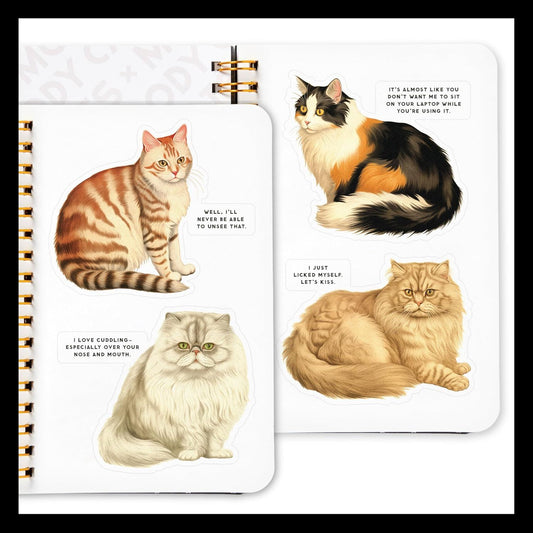 Moody Cats - Sticker Book
