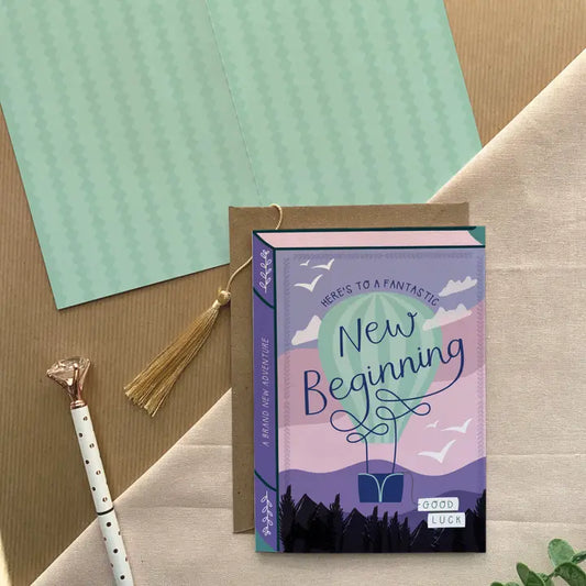 Fantastic New Beginning - Two For Joy Illustration Card