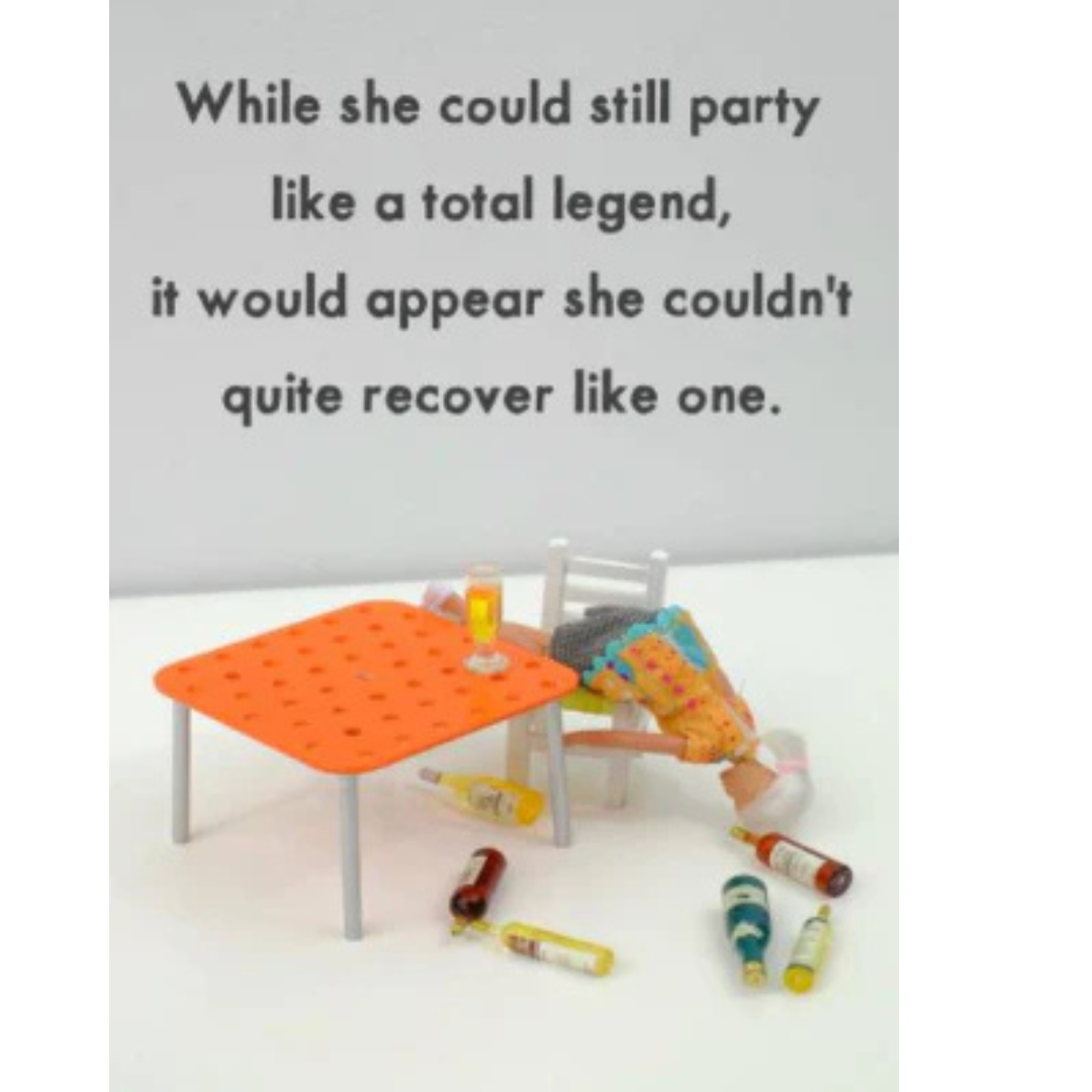 Still Party Like A Legend Card