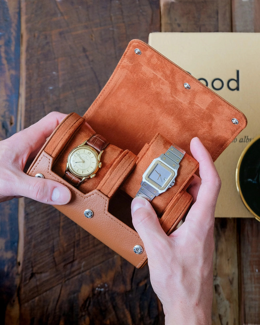 Leather Watch Box (2 Slot)