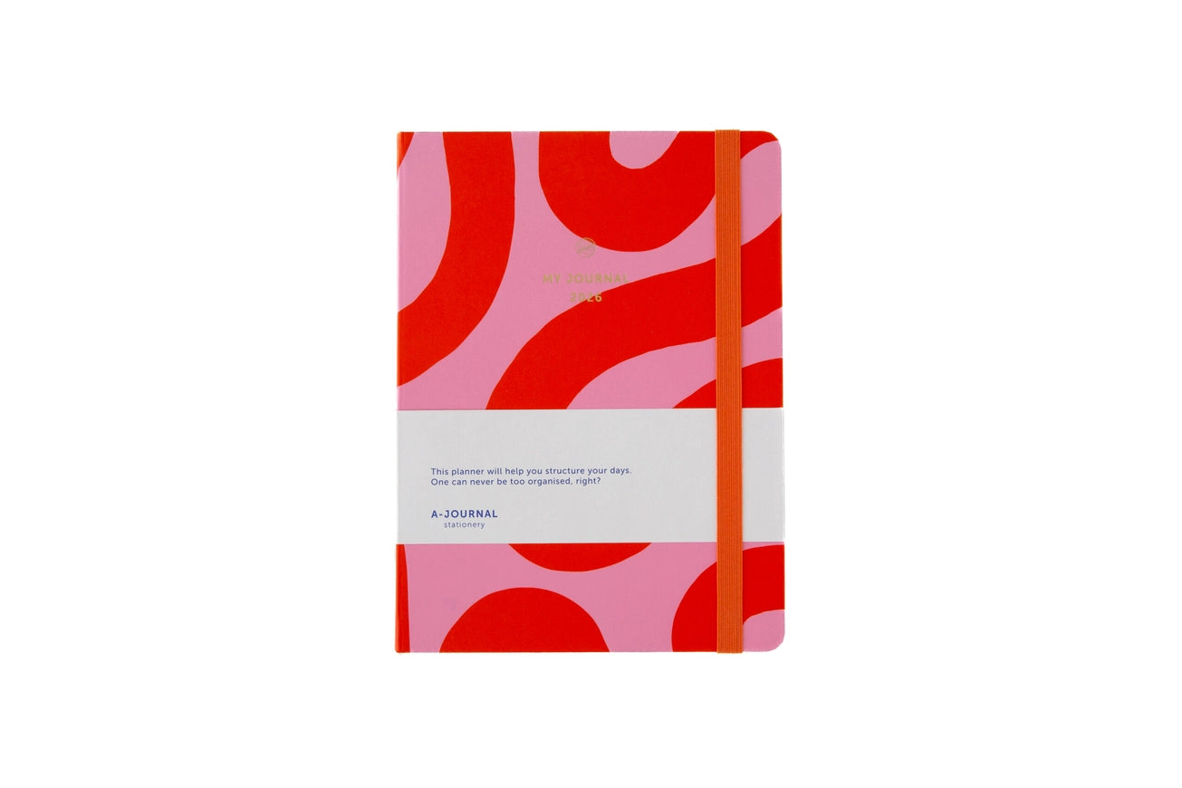 2026 Diary Flow Pink