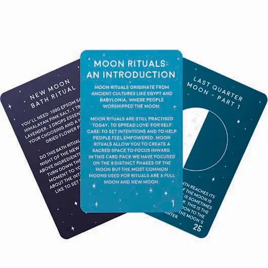 Moon Ritual Set Of 100 Cards