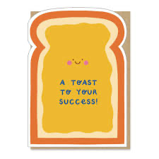 A toast to your success card