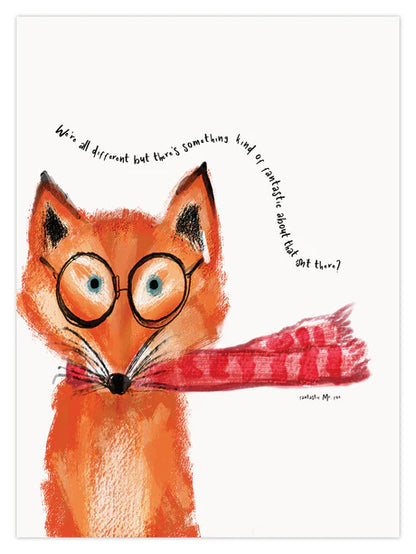 Mr Fox 8x6 Print