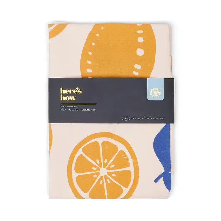 Lemons Tea Towel