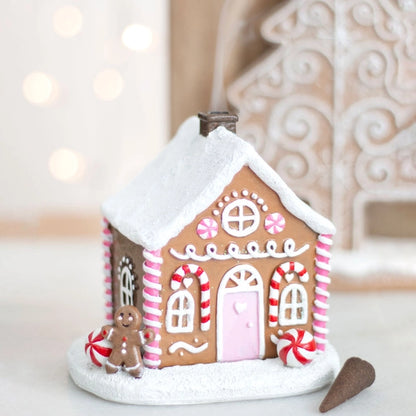 Gingerbread House Incense Cone Burner