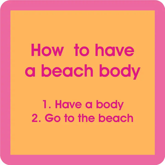 Beach Body - Novelty Coaster