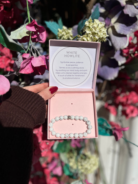 White Howlite Bracelet