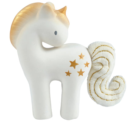 Tikiri Fairytale Gold Unicorn Rattle