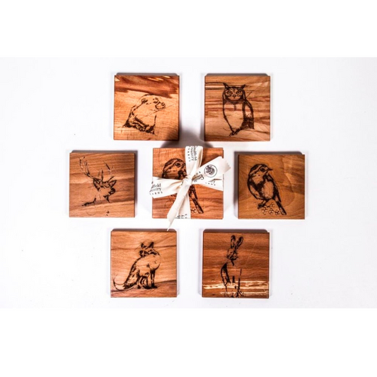 Caulfield Country Board Coasters - Six