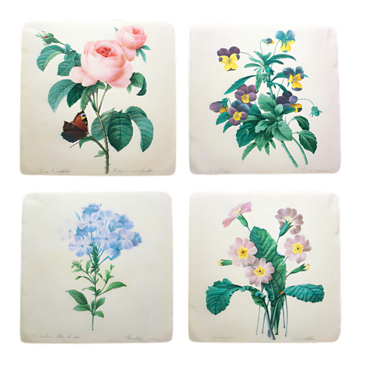 Flower Coasters