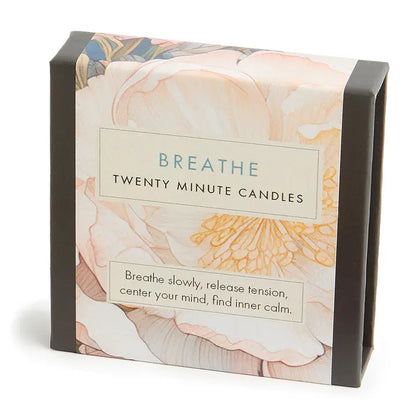 Twenty Minute Candles with Affirmation Cards