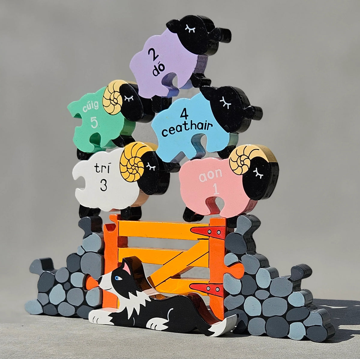 Sheep Numbers Row Jigsaw Puzzle