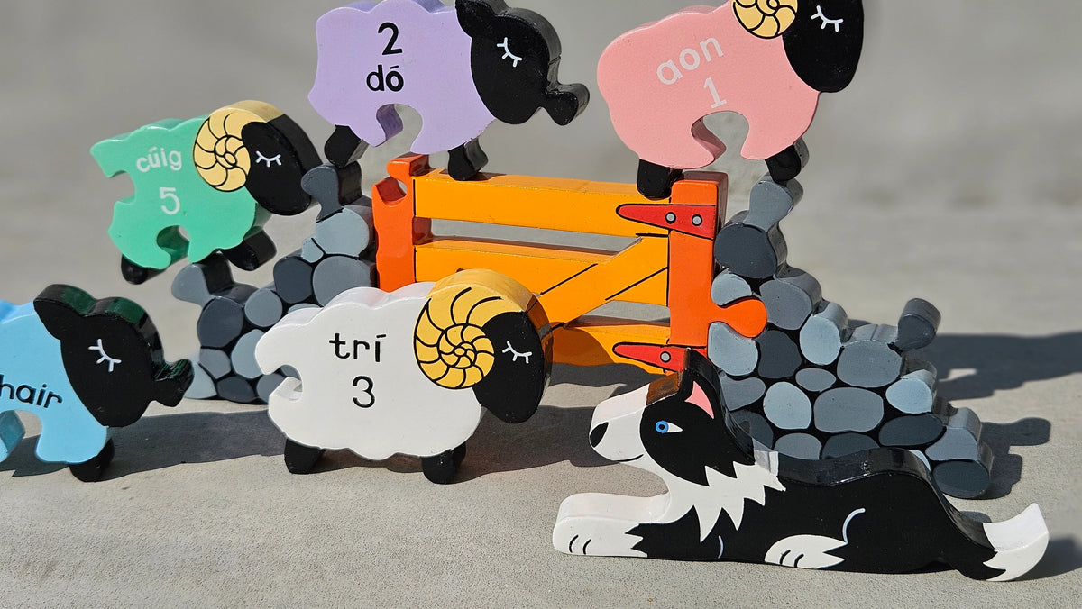 Sheep Numbers Row Jigsaw Puzzle