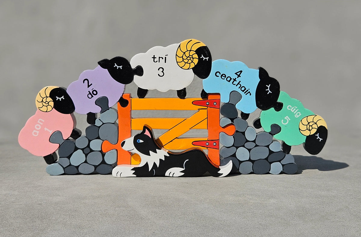 Sheep Numbers Row Jigsaw Puzzle