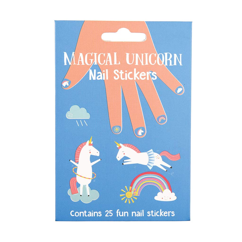 Magical unicorn nail stickers