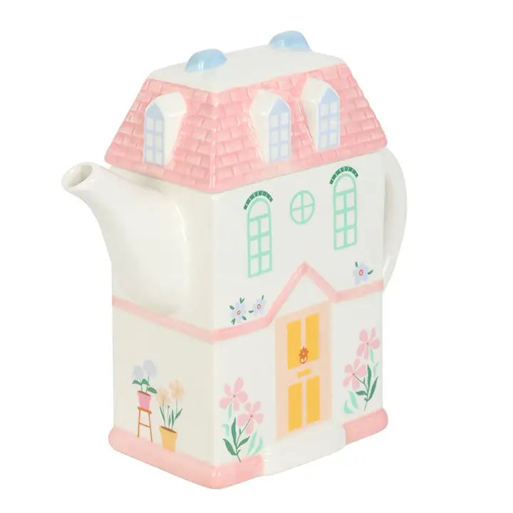 Pastel House Teapot