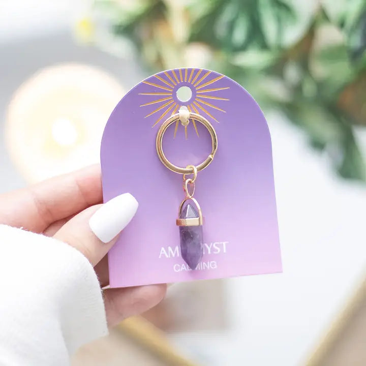 Amethyst Calming Keyring