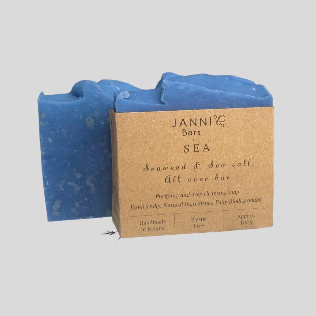 Seaweed & Sea Salt Soap - Janni Bars