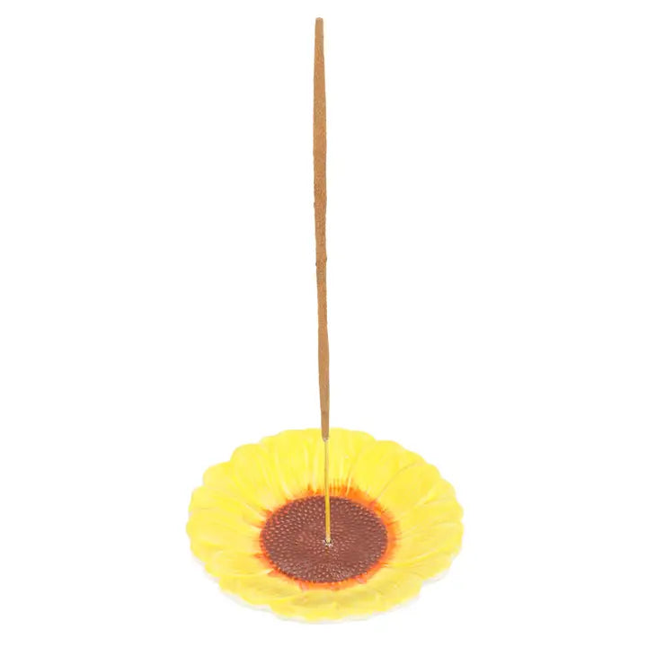 Sunflower Ceramic Incense Stick Holder