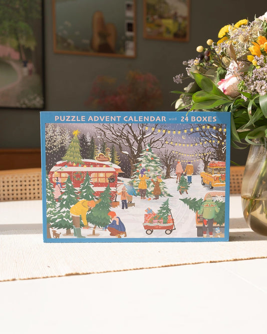 Christmas Tree & Snowflakes Jigsaw Advent Calender