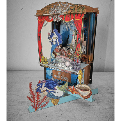 Mermaid Pop Up Paper Theatre Card