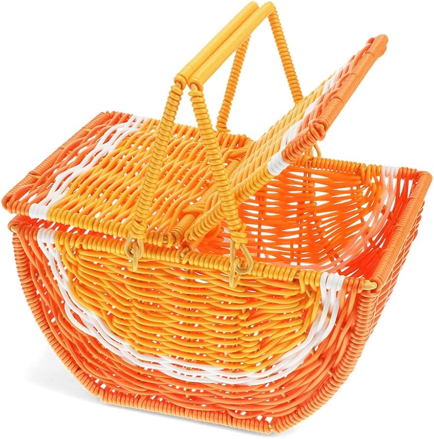 Orange kids fruit basket