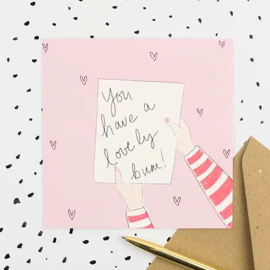 You've A Lovely Bum - Pickled Pom Pom Card