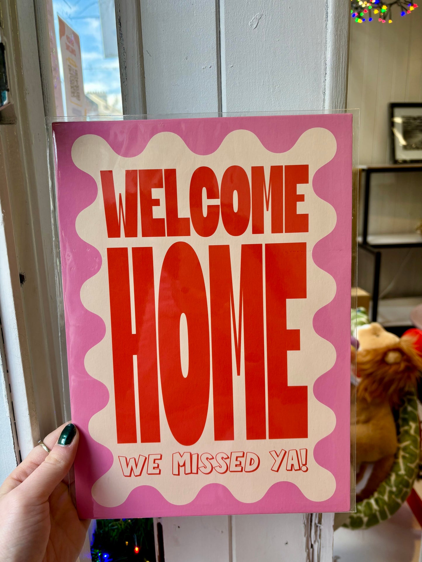 Welcome Home A4 Print SALE