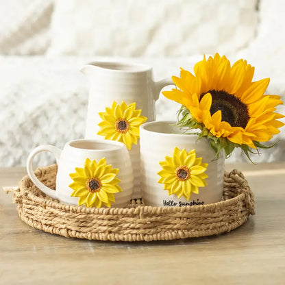 Sunflower Ceramic Planter