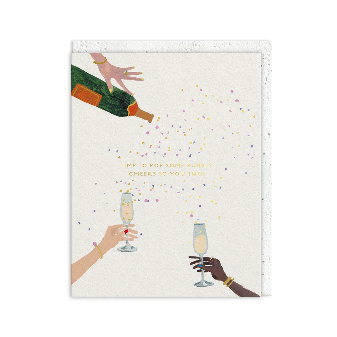 Time To Pop Some Bubbly - Ohh Deer Card