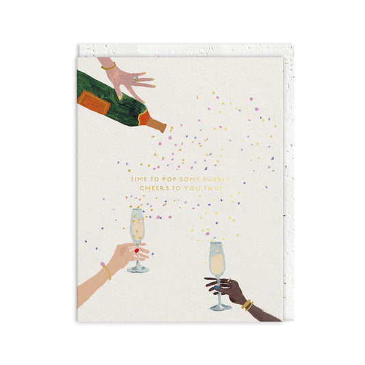 Time To Pop Some Bubbly - Ohh Deer Card