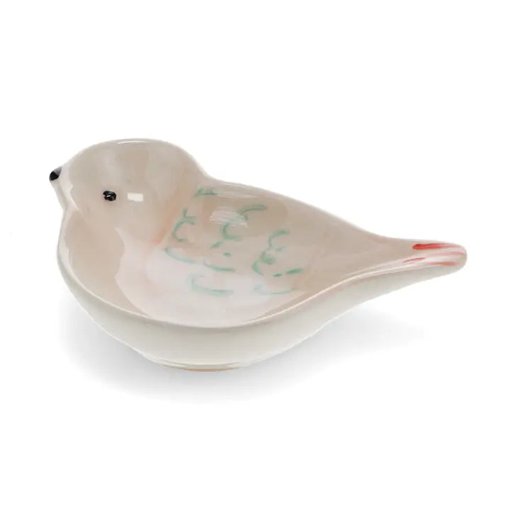 Mini Ceramic Trinket Dish - Bird