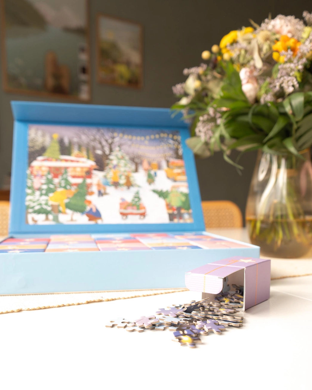 Christmas Tree & Snowflakes Jigsaw Advent Calender