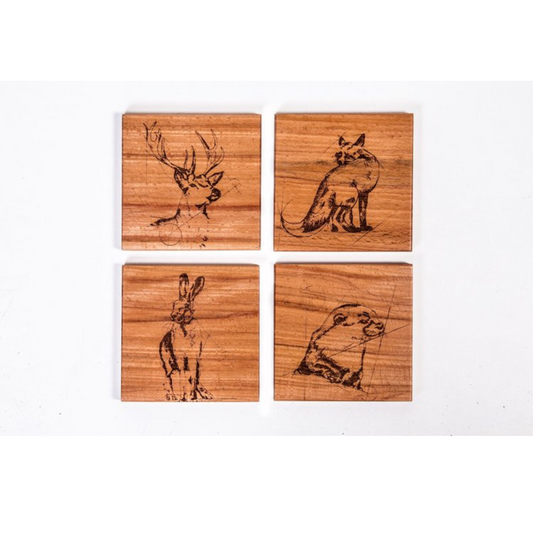 Caulfield Country Boards Coasters - Four