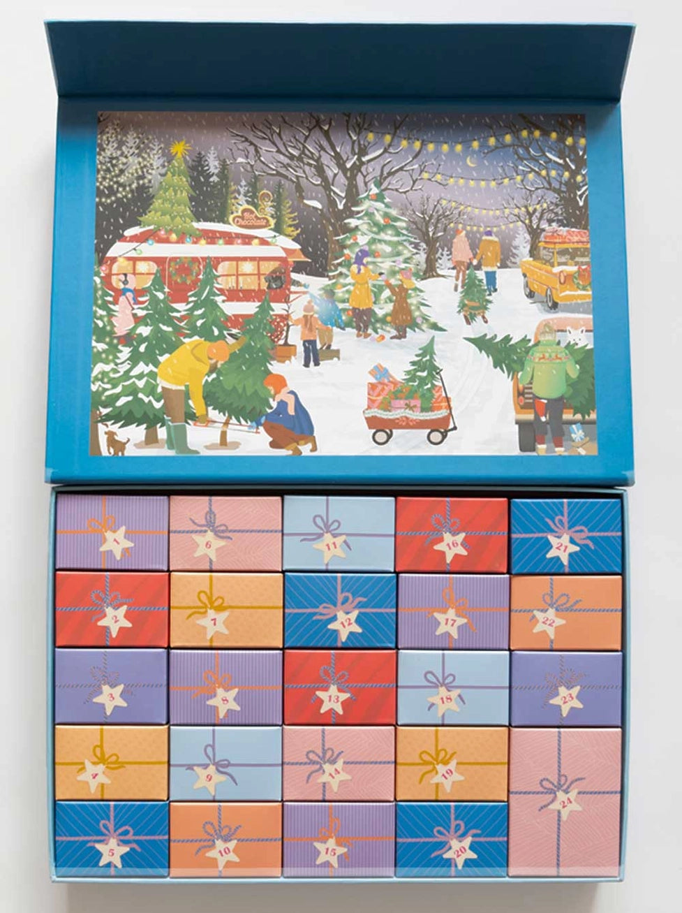 Christmas Tree & Snowflakes Jigsaw Advent Calender