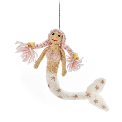 Christmas Decoration Felt Mermaid