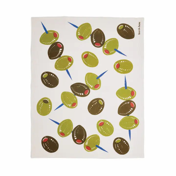 Olives Tea Towel