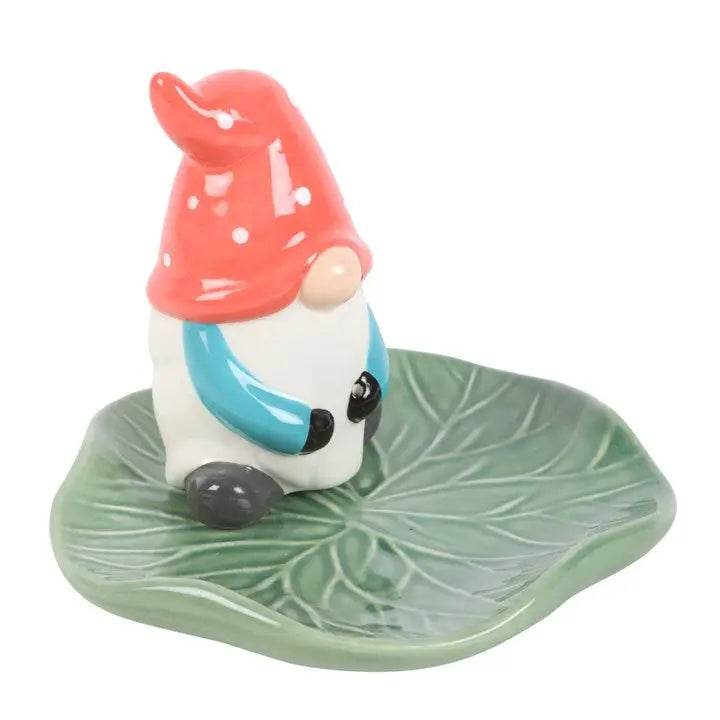 Gonk Lily Pad Ceramic Incense Stick Holder