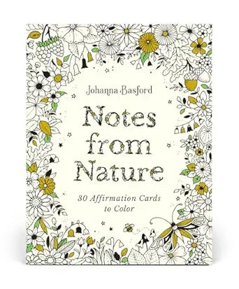 Notes from Nature: 30 Affirmation Cards to Color