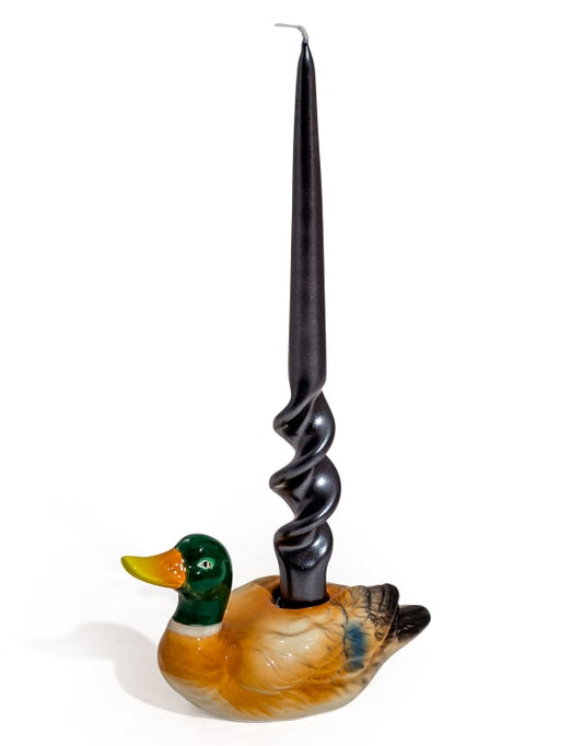 Mallard Duck Ceramic Candle Holder