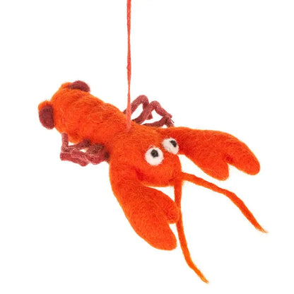 Christmas Decoration Felt Lobster