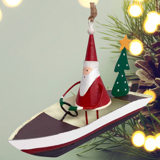 Christmas Tree Santa Decoration