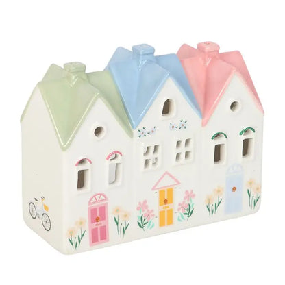 Pastel House Tealight Holder