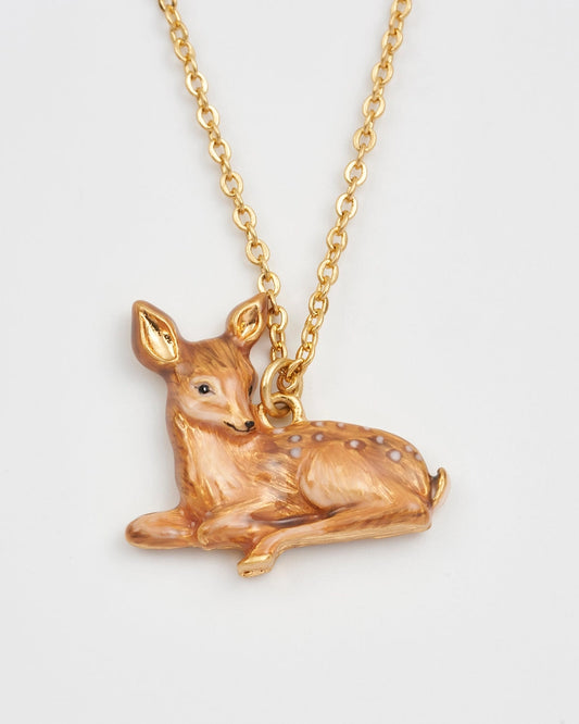 Gold Fawn Necklace