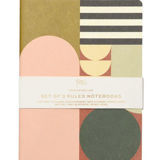 Geo Flex - Set of 3 Notebooks