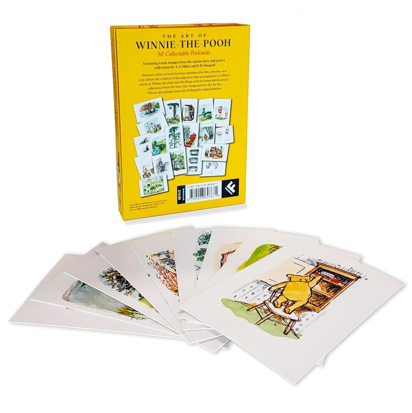 Art of Winnie the Pooh - 50 Collectable Postcards