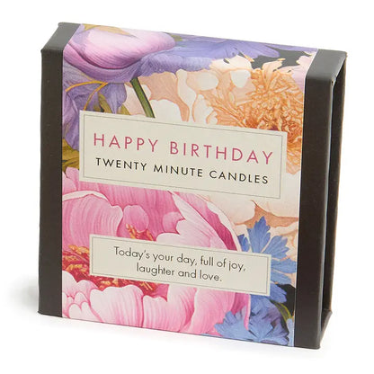 Twenty Minute Candles with Affirmation Cards